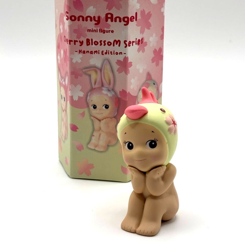 New Unbranded Mini Kewpie/Angel Figure in Sitting Parrot Costume, Open Blind Bx